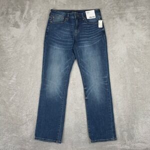 Aeropostale Straight Leg Jeans Mens 28x30 Blue Stretch Denim Dark Wash Skater